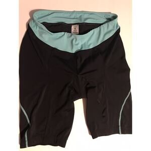 4ucycling Shorts Womens XL Black Padded Biking Cycling Spin Bike Activewear